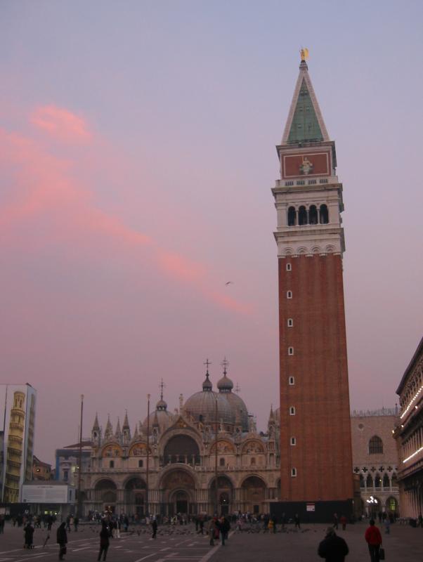 Evening sky over San Marco